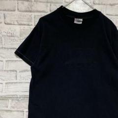 USA製90sヴィンテージTシャツ！シングルステッチ　ブラック半袖古着M724