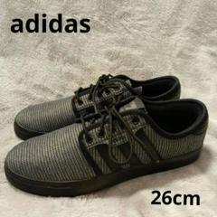adidas ブラックシューズ　26cmのサムネイル