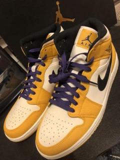 NIKE AIR JORDAN1 MID SE Lakers
