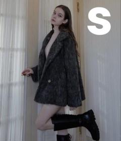 美品　Luan 2WAY SHAGGY COLLAR COAT 美品】Luan 2WAY SHAGGY COLLAR COAT Sサイズ