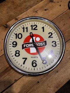ビンテージ　掛け時計　ブルーシール　foreinost ビンテージ掛け時計ブルーシールforeinost