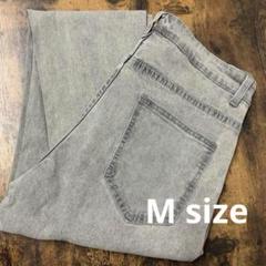 スキニー デニム M メンズ ストレッチ 新品 グレー 灰 ストリート