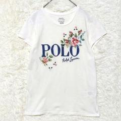 POLO RALPH LAUREN ポロラルフローレン  フラワーレース半袖カットソー 良好 サイズ:XS  レッド  レディース  トップス rl-t-shirts-ladies.jpg