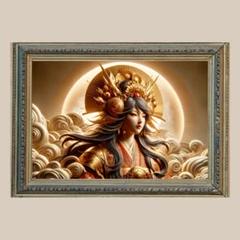 開運•風水•絵画風•ヒーリングアート】✨天照大神様✨No.4 - メルカリ