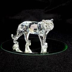 ＊美品＊スワロフスキー　虎　2002年　置物　フィギュリン　ミラーつき 1