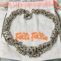 希少 Folli Follie フォリフォリ ネックレス チョーカー 極太 希少 Folli Follie フォリフォリ ネックレス チョーカー 極太