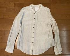Lisette Les basiques リネンストライプシャツ　ニコル　38 Lisette Les basiques リネンストライプシャツ ニコル 38 - メルカリ
