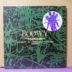 （ＬＰ）ＢＯＯＷＹ／ＧＩＧＳ　帯代わりのステッカーシール付／氷室京介／布袋寅泰