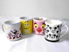 ディズニーランド開園当時 ピンクパンサー М＆МS マグカップ４点まとめて