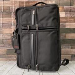 トゥミ　TUMI　ビジネスバッグ　3way ネームタグ　リュックサック　黒