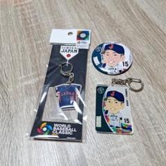【セット売り格安orバラ売り】WBC ガチャ　キーホルダー　侍ジャパン 🇯🇵 WBCミニチュアグローブストラップ風キーホルダーを作って