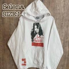 Selena セレーナ オフィシャル プルオーバーパーカー 白 L