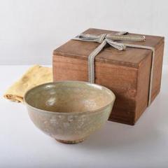 李朝三島象嵌手鉢』金直しあり 合時代箱付き