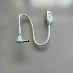 USB A to L字型DCジャックケーブル 約20cm