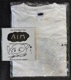 あいみょん AIM ファンクラブ限定 非売品 Tシャツ 直筆サイン色紙 セット あいみょん 直筆サイン ミニ色紙 Tシャツ ファンクラブ限定 AIM