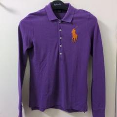 Ralph Lauren ポロシャツ S　ビッグポニー　紫　長袖