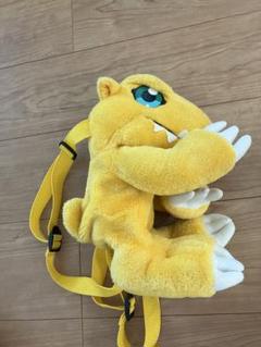 デジモンアドベンチャー　デジモン アグモン　ぬいぐるみリュック　レトロ