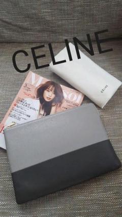 【美品】CELINE クラッチ ポーチ バイカラー CELINE セリーヌ クラッチポーチ/クラッチバッグ バイカラー