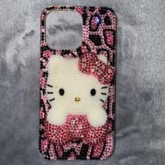 ハローキティ ストーン装飾 iPhone14Pro MAXケース