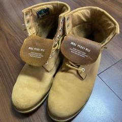 Timberland 10061 ミリタリーブーツ ベージュ Timberland Men's 10061 6-Inch Premium Wheat Waterproof - Tip