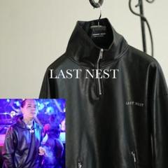 LAST NEST ロンＴ YZERR着用 本日から販売開始。 @last_nest LEATHER HALF ZIP JACKET Model