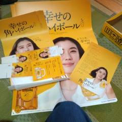 サントリー　SUNTORY　角ハイボール　蒼井優　ポスター 等　一式　計22点