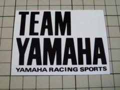 希少 チーム ヤマハ ステッカー (77×56mm) 当時物 YAMAHA
