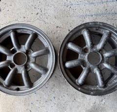 ワタナベ13インチ5.5j タイプB114.3 オフセット16 4ケツ - メルカリ