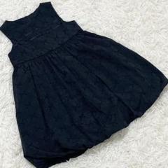 美品 Bebe べべ 120 ノースリーブ ワンピース フォーマル 黒