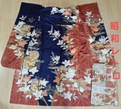 D106  振袖　松坂屋　荒波　総絞り　金駒刺繍　菊刺繍　正絹　着物　袷　美品 D106 振袖 松坂屋 荒波 総絞り 金駒刺繍 菊刺繍 正絹 着物 袷 美