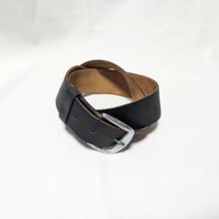 【vintage】90sリアルレザーベルト　ブラック　メキシコ製　アメカジ