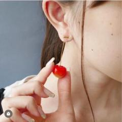 LOVE by e.m りんごピアス　新品未使用品 2025年最新】ラブバイイーエム ピアス(片耳用)の人気アイテム