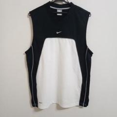 NIKE ナイキ/ ノースリーブ タンクトップ M 黒 白 FIT DRY