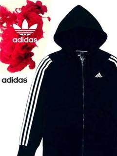 adidas アディダス パーカーメンズ L ブラック【新品】アディダスジャージ