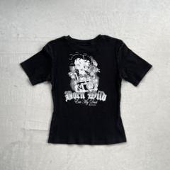 00's Betty Boop "Born Wild" ベティ Tシャツ y2kのサムネイル