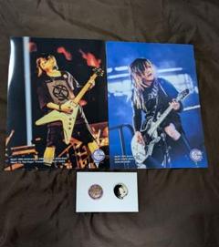 GLAYエンタメくじ　第2弾　 HISASHI　ピンズセット　クリアポスター2種