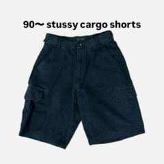 激フェード」 OLD STUSSY ショーツ 90s 紺タグ 裏原 ギミック