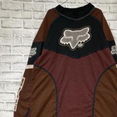 USA製90sヴィンテージロンTシャツ！シングルステッチブラウン古着3XL717