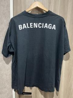 【極美品】BALENCIAGA バレンシアガ　Tシャツ 半袖　ブラック　M 中古・古着通販】BALENCIAGA (バレンシアガ) ロゴTシャツ
