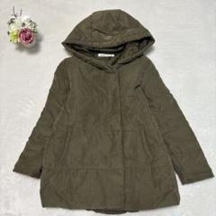 ロユタ フーディコート W隠しボタン モスグリーン Ⓜ️