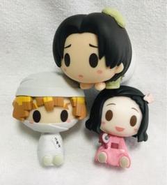 鬼滅の刃 我妻善逸 竈門禰豆子 村田 ミニフィギュア 3点セット