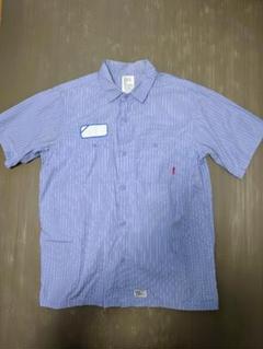 希少モデル WTAPS ストライプワークシャツ MIKE