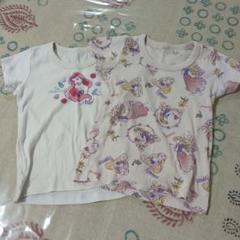 アリエル・ラプンツェル 半袖肌着Tシャツ 100cm2枚
