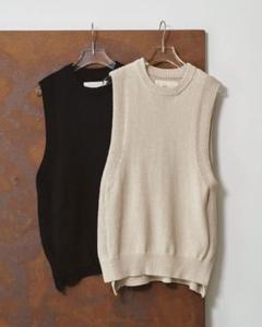 【新品未使用】 Cottonlinen Knit Vest Todayful セール】Cottonlinen Knit Vest（ベスト）｜TODAYFUL（トゥデイ