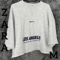 ZARA スウェットTシャツ　Mサイズ　美品のサムネイル