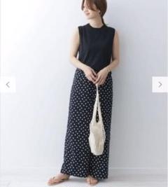 アーバンリサーチドアーズ ドットワイドパンツ ブラック