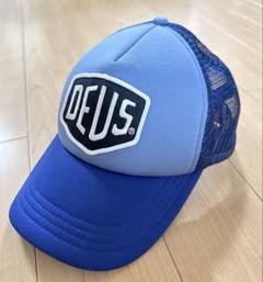 DEUS メッシュキャップ 青/グレー