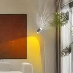 【未使用】LEDサンセットランプ 水波フェクト付き