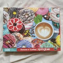 Springbok 500ピース ジグソーパズル ドーナツ コーヒー 米国製