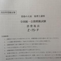 2025年最新】大原 消費税法 模試の人気アイテム - メルカリ